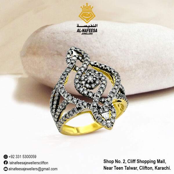 Stone Ring With Zircon